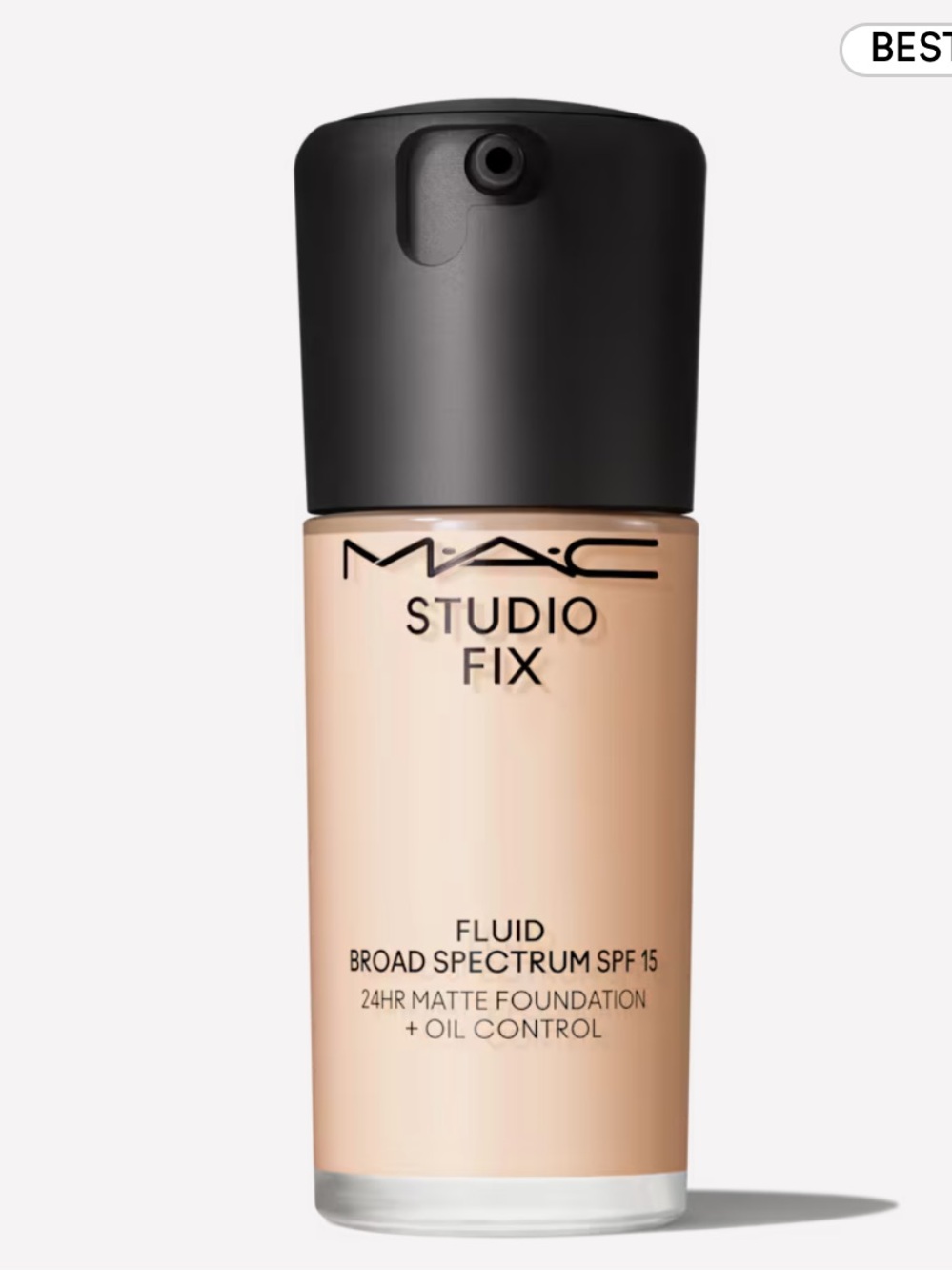 MAC STUDIO FIX FLUID SPF 15 24HR MATTE FOUNDATION + OIL CONTROL - NC5